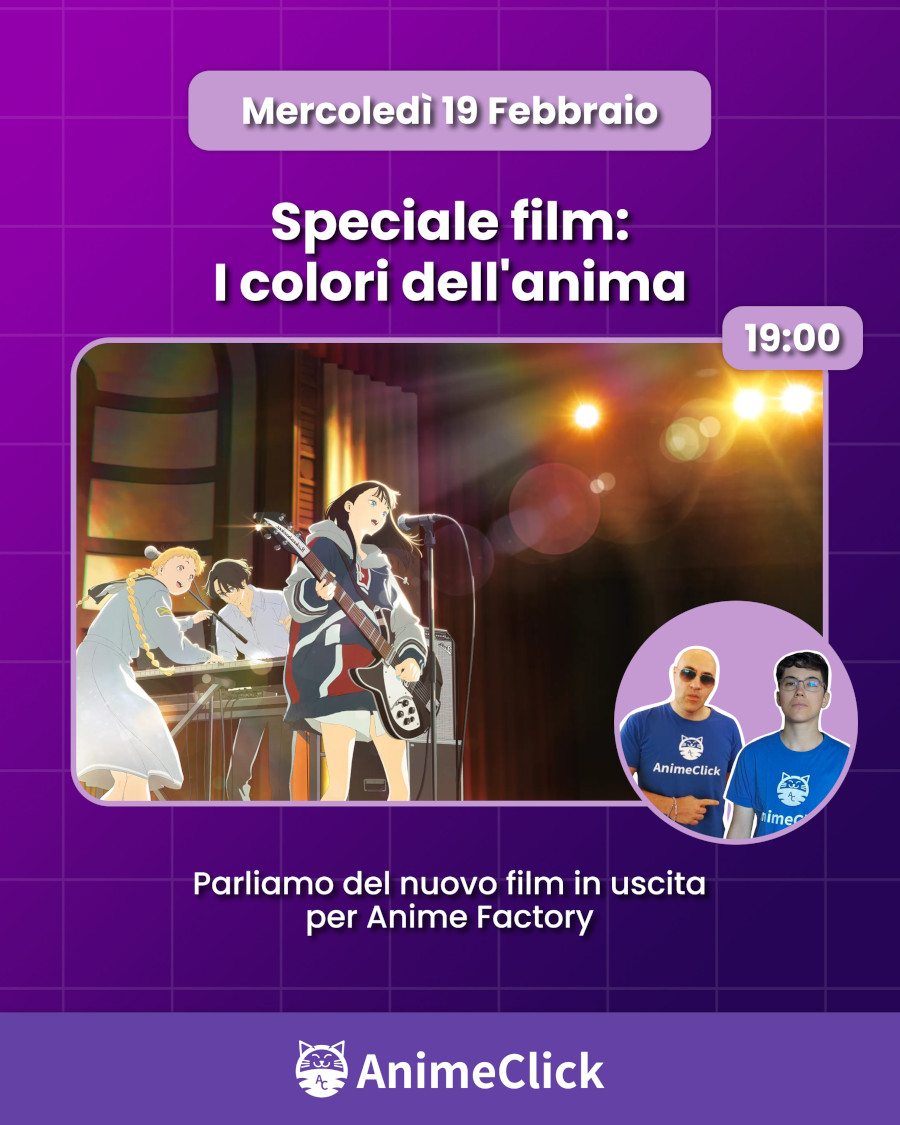 AnimeClick su Twitch: programma dal 17 al 23 febbraio